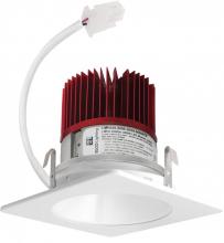 Elco Lighting E420C1227W2 - 4" LED Light Engine with Square Reflector Trim