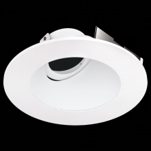 Elco Lighting ELK4347BB - 4? Universal Sloped Ceiling Kotoâ„¢ Trim with Clear Glass