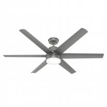 Hunter 51876 - Hunter 60 inch SkysailIndoor / Outdoor Ceiling Fan with LED Light Kit and Wall Control