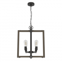 Hunter 19806 - Hunter Woodburn Noble Bronze 4 Light Pendant Ceiling Light Fixture