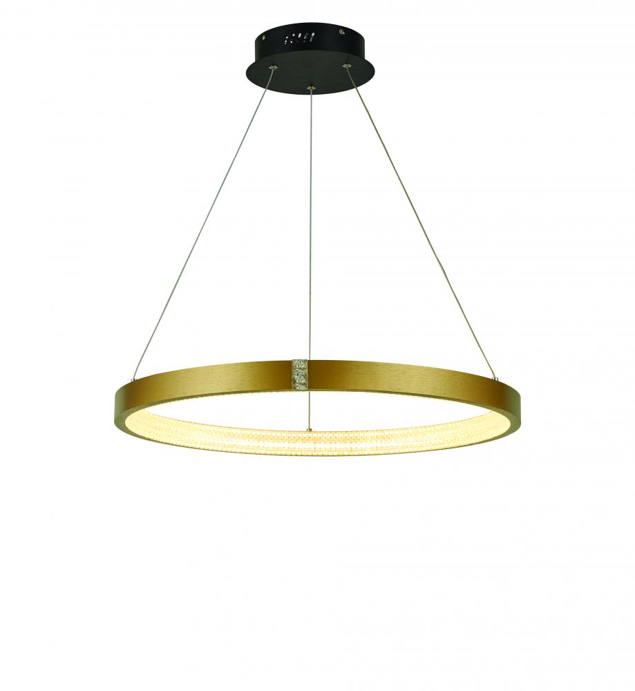 Brushed Gold Kinsley Dining Chandelier