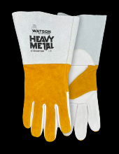 Watson Gloves 2758-M - RAM TOUGH FULLGRAIN GOAT PALM SPLIT COW BACK WELDING - M