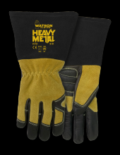 Watson Gloves 2782-M - WOMANS FIRED UP FULL COW PALM SPLIT COW BACK A5 CUT WELDING - M