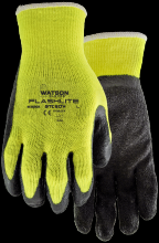 Watson Gloves 322-M - STEALTH FLASH LITE CRINKLED RUBBER LATEX PALM HI VIS -M