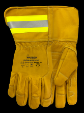 Watson Gloves 3773-S - POWERLINE A6 FULLGRAIN COW REFLECTIVE 4 INCH CUFF UTILITY - S