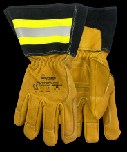 Watson Gloves 3774-XXXL - POWERLINE A6 FULLGRAIN COW REFLECTIVE DOUG CUFF UTILITY - XXXL