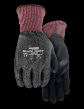 Watson Gloves 384-X - STEALTH BLACK WIDOW A6 13GG LIGHT POLYURETHANE COATED - X