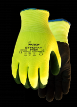 Watson Gloves 9403-XXL - STEALTH STINGRAY SANDY NITRILE HIVIS WATER RESISTANT COATED - XXL