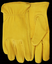 Watson Gloves 9477-L - WILD DEERSKIN FULLGRAIN DEER TR2 FLEECE LINED DRIVER - L