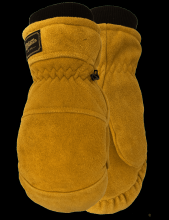 Watson Gloves 9591-X - CRAZY HORSE SPLIT DEER SHERPA LINING MITT LIFESTYLE - X