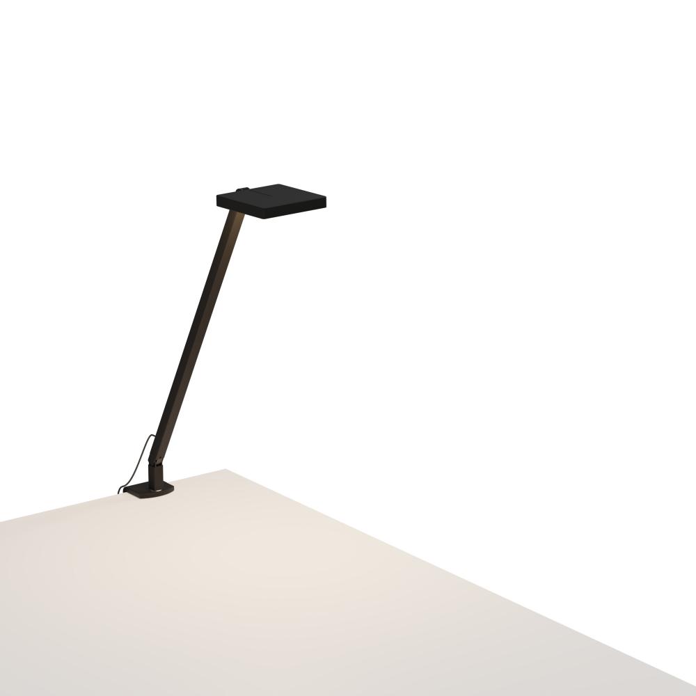 Foccacia Solo Desk Lamp (Matte Black) with Desk Clamp