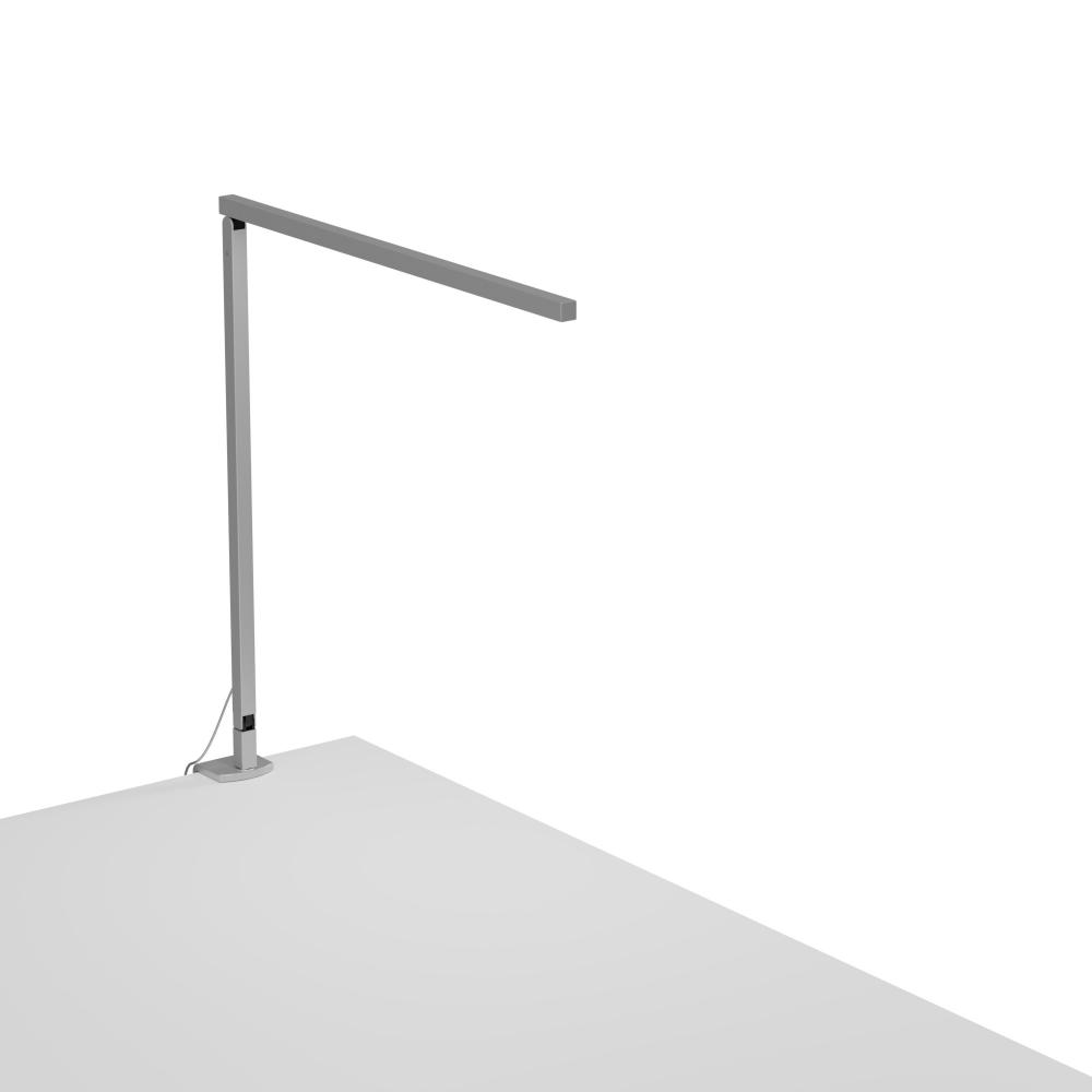 Z-Bar Solo Desk Lamp Gen 4 (Daylight White Light; Silver) with Desk Clamp