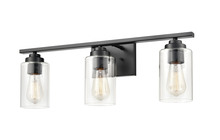 Revolution Lighting BL573BKCG - Three Light Vanity