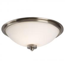 Galaxy Lighting 600423BN - Two Light Nickel Bowl Flush Mount