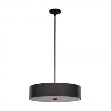 Galaxy Lighting 627343BK/BK - 20" Semi-Flush/Pendant BK-HO/BK-SHA