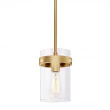 Galaxy Lighting 926264GD - 1L Mini-Pendant GD with 6",12" & 18" Ext. Rods and Swivel