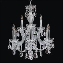 Glow Lighting 561LD9LSP-7C - Maria Theresa Pendant Chandelier