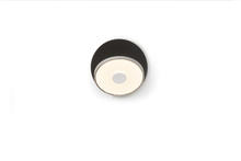 Koncept Inc Canada GRW-S-SIL-MBK-HW - Gravy Wall Sconce - Silver body, Metallic Black plates - Hardwire