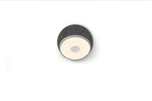 Koncept Inc Canada GRW-S-SIL-OXF-PI - Gravy Wall Sconce - Silver body, Oxford (felt) plates - Plug-in