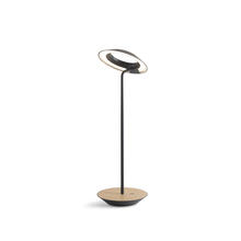 Koncept Inc Canada RYO-SW-MTB-WOK-DSK - Royyo Desk Lamp, Matte Black body, White Oak base plate