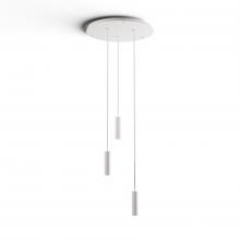 Koncept Inc Canada CMP-C3-S-06-MWT - Combi Pendant 6" Circular 3 Combo Matte White with Matte White Canopy, Suspension / Flush Mount 