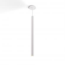 Koncept Inc Canada CMP-S1-S-24-MWT - Combi Pendant 24" Single Unit Matte White with Matte White Canopy, Suspension / Flush Mount 2-in