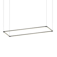 Koncept Inc Canada ZBP-48-R-SW-MTB-CNP - Z-Bar Pendant Large Rectangle, Matte Black (16"/48" light bars)