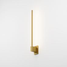 Koncept Inc Canada ZBW-24-4-EM-SW-GLD - Z-Bar Wall Sconce, Soft Warm, Gold, 24," End Mount