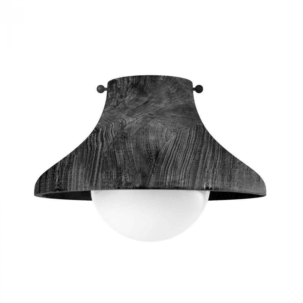 Coastal Living Surfside Wood Flush Mount (Ebony)