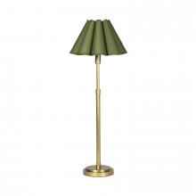 Regina Andrew 13-1681NB-GRN - Regina Andrew Polly Buffet Lamp (Natural Brass w