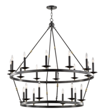 Hudson Valley 3247-AOB - 20 LIGHT CHANDELIER