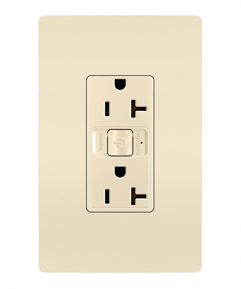 radiant® Smart 20A Outlet with Netatmo, Light Almond