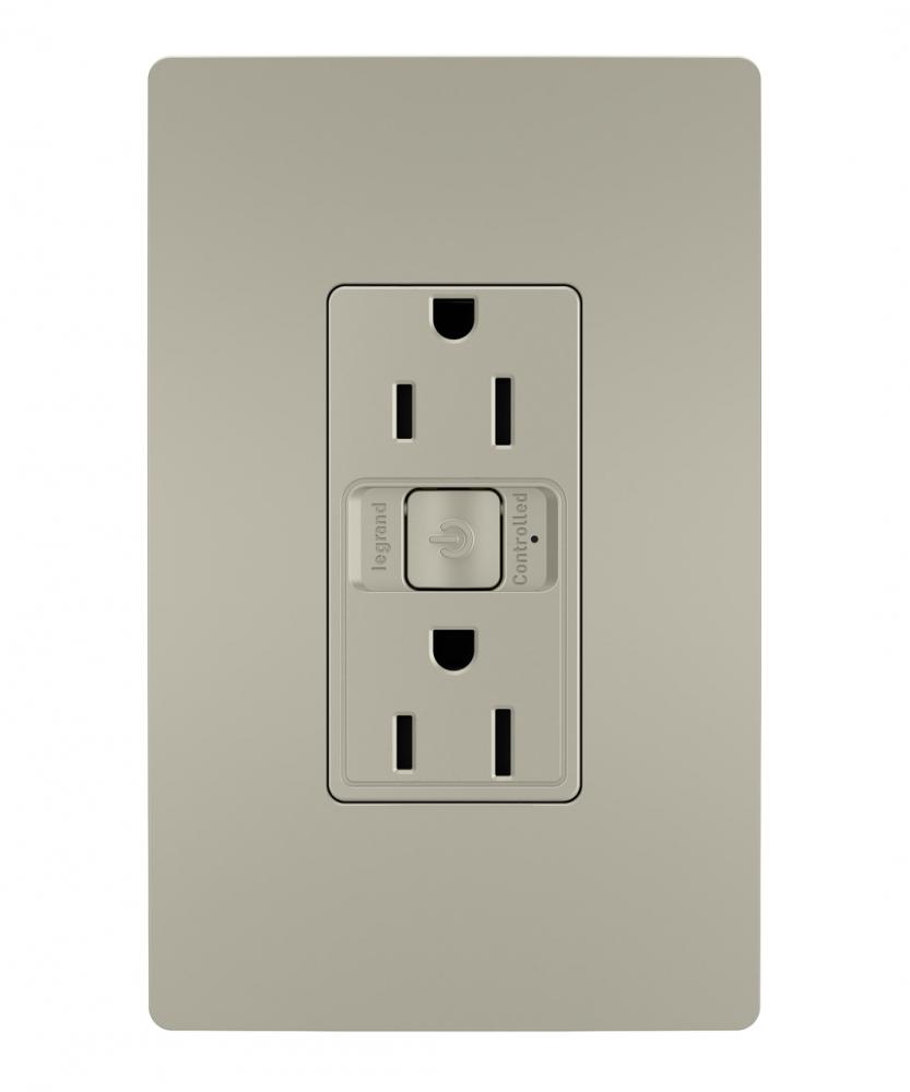 radiant® Smart 15A Outlet with Netatmo, Nickel