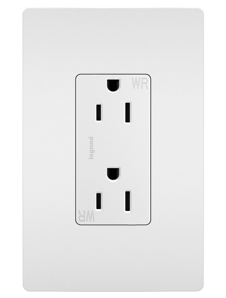 radiant® Outdoor Outlet, White (10 pack)