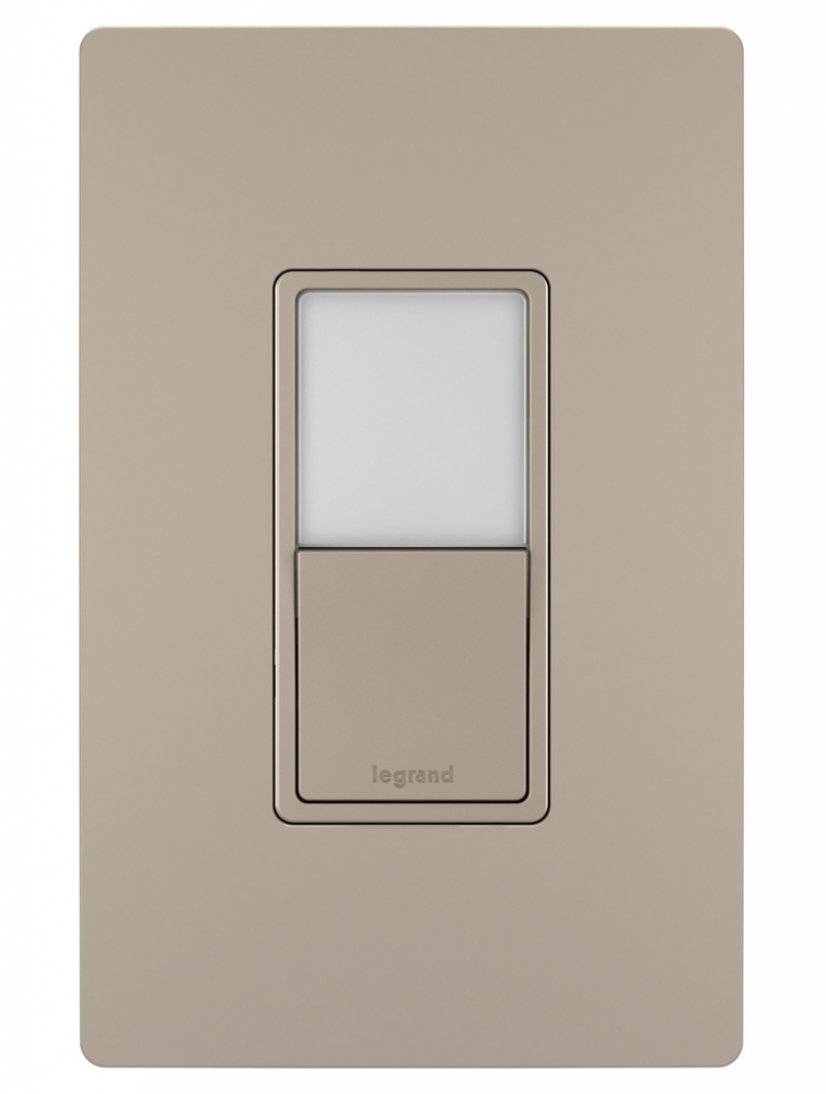 radiant® Single Pole/3-Way Switch with Night Light, Nickel