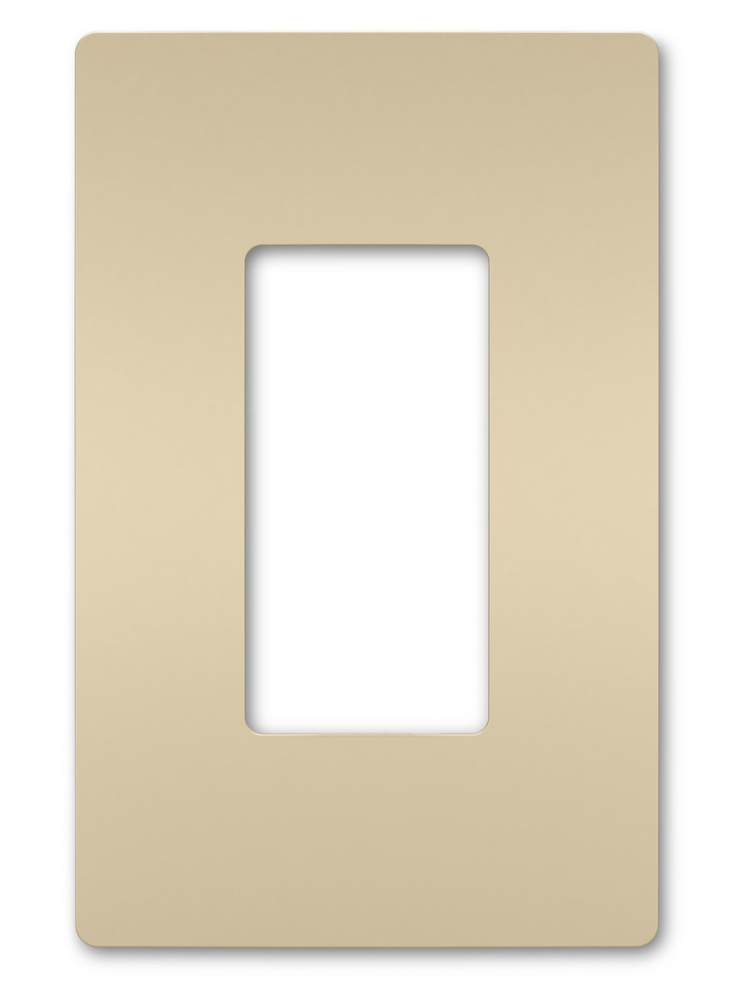 radiant® One-Gang Screwless Wall Plate, Ivory