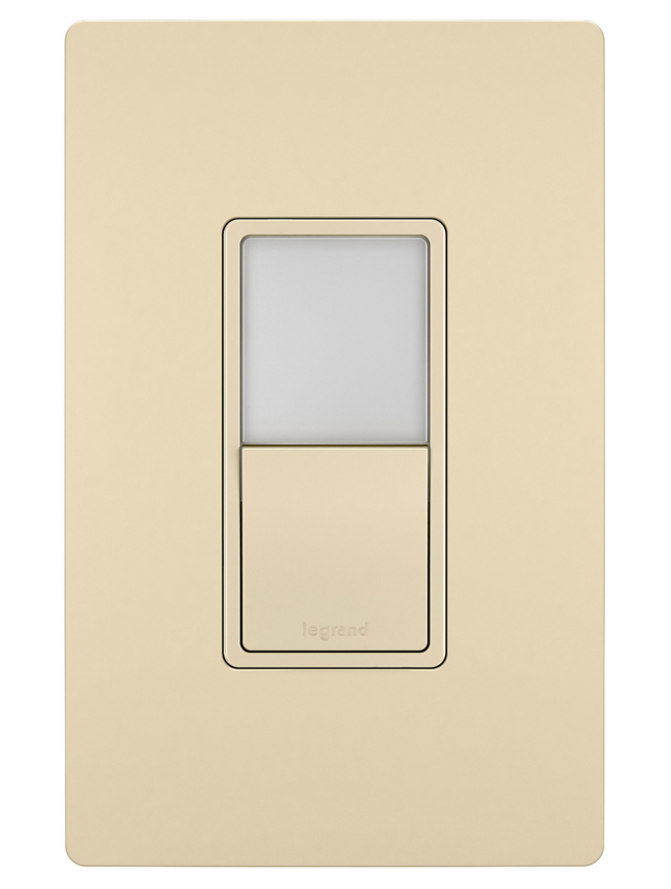 radiant® Single Pole/3-Way Switch with Night Light, Ivory