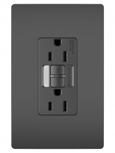 Legrand Radiant 1597NTLTRBKCCD4 - radiant® Tamper-Resistant 15A Duplex Self-Test GFCI Receptacles with SafeLock® Protection and Night  (4 pack)