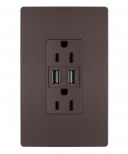 Legrand Radiant TM826USBDBCCV4 - radiant® 15A Tamper-Resistant USB Outlet, Dark Bronze