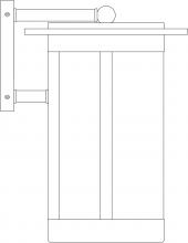 Arroyo Craftsman SAB-9CR-AC - 9" Santorini Wallmount