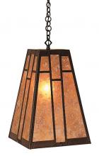 Arroyo Craftsman AH-12MC-RC - 12" asheville hanging pendant