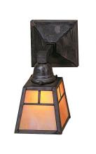 Arroyo Craftsman AS-1EOF-RB - a-line shade one light sconce without overlay (empty)