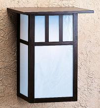 Arroyo Craftsman HS-12EM-RC - 12" huntington sconce with roof and no overlay (empty)