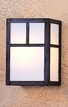 Arroyo Craftsman MS-8ACS-P - 8" mission sconce with classic arch overlay