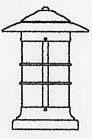 Arroyo Craftsman NC-9LTN-MB - 9" newport long body column mount