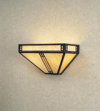 Arroyo Craftsman PS-12M-BK - 12" prairie sconce