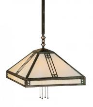 Arroyo Craftsman PSH-18OF-RB - 18" prairie stem hung pendant