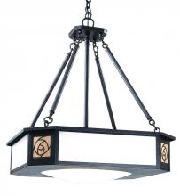 Arroyo Craftsman SCCH-21REC-RC - 21" saint clair inverted chandelier