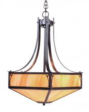 Arroyo Craftsman SGCH-20CS-RB - 20" saint george inverted chandelier