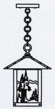 Arroyo Craftsman TRH-9MNCS-P - 9" timber ridge pendant with mountain filigree